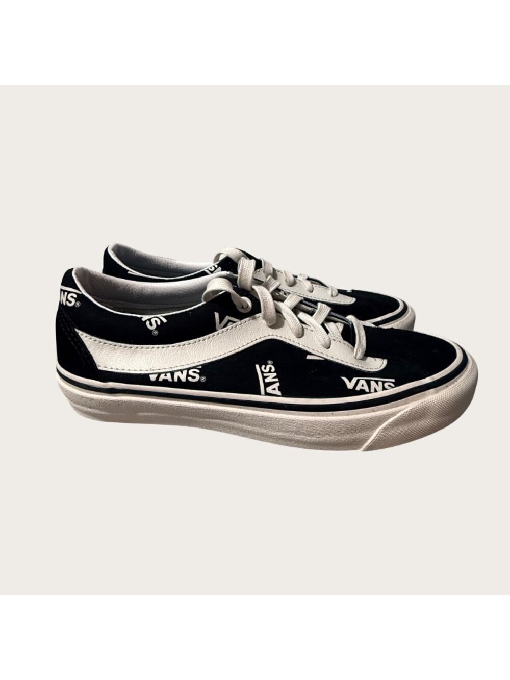 Vans Bold Ni Logo Sneakers Skate Shoes Mens Size 6.5 Womens Size 8